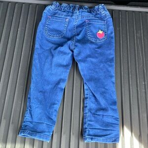 Gymboree strawberry jeans size 18-24 mo